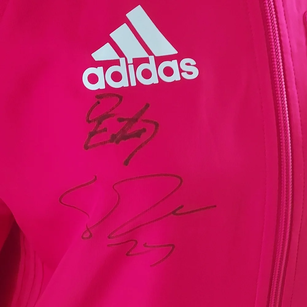 Adidas Mens New York Red Bulls Soccer‎ Club Autographed Jacket Size Small